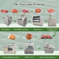 Saucisse Viande Légumes Petit Hachoir Professionnel 40l 60l 80l 125l Table Bol Cutter Mélangeur Machine Vente