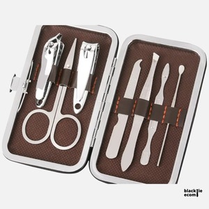 Kit de soin des ongles en acier inoxydable de haute qualité, ensemble de manucure pour femmes et hommes, outils de toilettage disponibles à la vente - Product Image 2