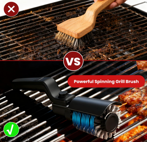 Cepillo Eléctrico Giratorio para Parrilla, Sin Desprendimiento de Cerdas, Acero Inoxidable 304, Cepillo para Parrilla de Barbacoa - Product Image 4