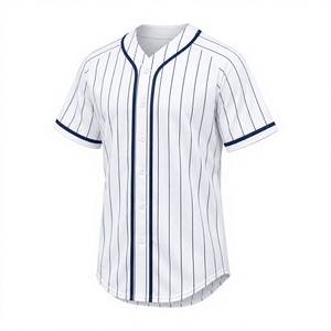 Camiseta de Béisbol Premium Sublimada con Botones para Hombre y Mujer, Uniforme Deportivo Ligero y Transpirable, Venta al Por Mayor, Impresión Completa - Product Image 1