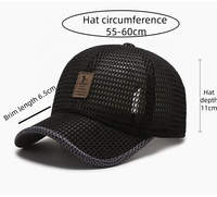 Topi Casquette De Baseball Luxe Sportive Respirante Imperméable Maille Avec Ajustement Réglable Pour Protection Solaire Extérieu