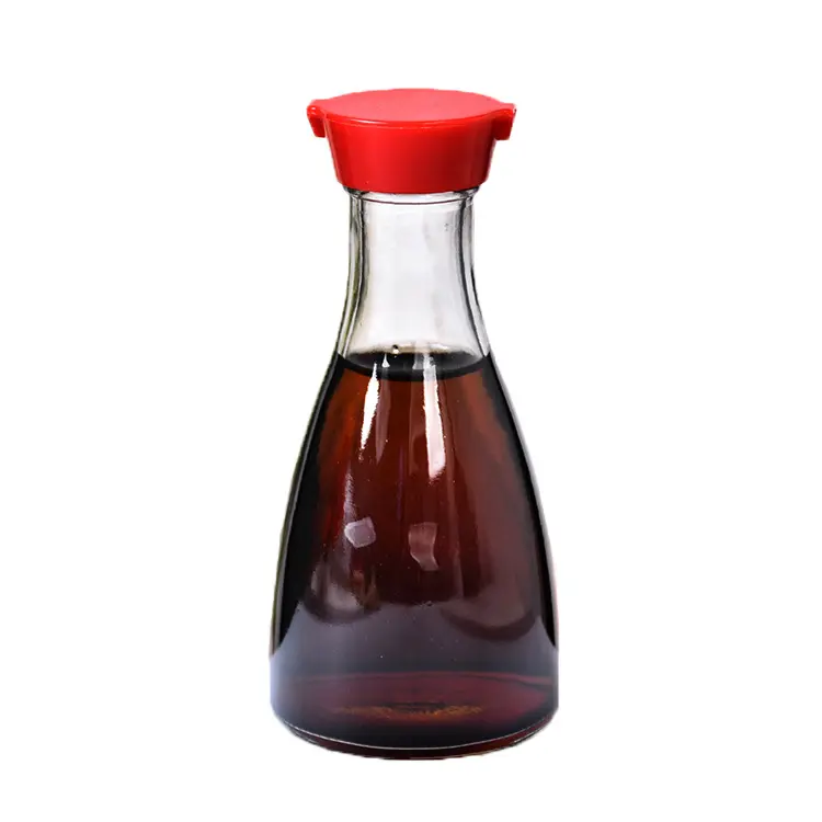 Bottiglia di aceto e condimento da 150 ml facile da usare Dispenser di salsa di soia Kikkoman da 5 once bottiglie di vetro vuote