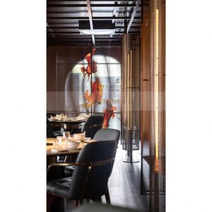 ANN5964 Modern Luxury Perforated Metal Coating Room Divider Custom Sized Stainless Steel <b>Decorative</b> <b>Screen</b> Partition - Product Image 3