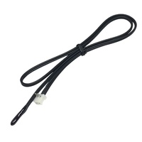 Termistor NTC Kabel PVC Resin Epoksi Tahan Air Jinlongbao 2.2k dengan Rentang Pengukuran -30~105C untuk Baterai Mobil