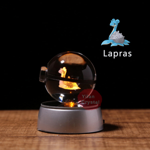 Nueva moda cragts de cristal K9 <span class=keywords><strong>lapras</strong></span> Poke Ball regalo recuerdo - Product Image 5