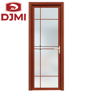 Puerta de Baño de Aluminio, Puerta Batiente de Aleación de Aluminio con Vidrio Templado - Product Image 5