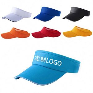 หมวกกันแดดปีกกว้างปรับได้ ดีไซน์เปิดด้านบน หลายสี วัสดุโพลีเอสเตอร์/ผ้าฝ้าย ใช้ได้ทั้งชายและหญิง สำหรับกีฬากลางแจ้งและชายหาด - Product Image 3