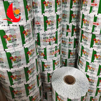 Film en rouleau personnalisé JM0987 pour l'emballage automatique des aliments, film composite en nylon pour l'emballage de liquides, de glaçons et de gelées