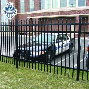 Nuovo Design a buon mercato in ferro battuto pannello di recinzione in acciaio metallo alluminio picchetto recinzione ornamentale