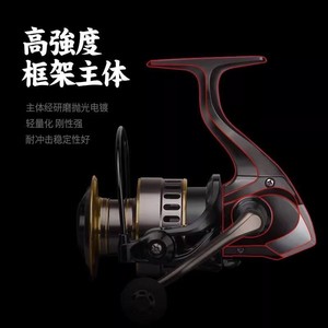 Spinning Reel All Metal Casting Reel Sea Rock Fishing Tackle High Strength Frame Lightweight Durable - Product Image 1