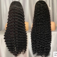 Cabello Humano Virgen HD de Lujo Brasileño Rizado, 13*4, 250% de Densidad, con Red y Agujas, para Fabricantes y Proveedores, de Alta Calidad y Económico