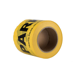 Elecpopular 2024 tùy chỉnh in cam <span class=keywords><strong>PE</strong></span> nhựa không có độ bám dính hàng rào cảnh báo băng cho thận trọng và nguy hiểm - Product Image 4