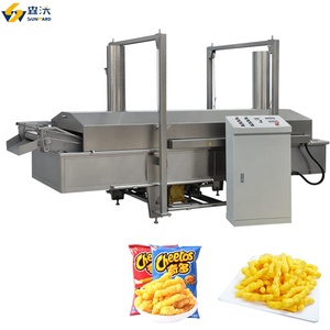 Alta calidad tipo frito Nik Naks maíz rizos aperitivos que hacen la máquina extrusora automática Cheetos/Kurkure aperitivos línea de producción de alimentos - Product Image 6
