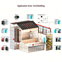 Tuiles solaires BIPV CdTe rouges à double vitrage 22,80W haute efficacité 600x400mm cellules 580x900mm panneaux boîtier de jonction IP68 25 ans