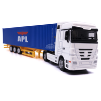 Modèle de camion conteneur O.A.S. en alliage APL 1:87 personnalisé, idéal pour l'expédition de jouets et cadeaux