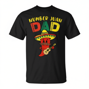 Camiseta del Día del Padre Mexicano con el número Juan Dad - Product Image 2