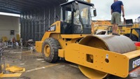Produits chauds Rouleau de route hydraulique Caterpillar CS683E Compacteur de sol. Rouleau original de construction de route de CAT CS683 en Chine