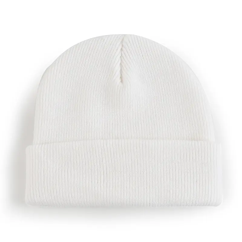 Mode Winter Strick mütze Erwachsene Kint Hüte Baumwolle Soft Beanie Hut mit Pom