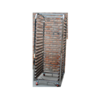 Chariot de refroidissement pour boulangerie, en aluminium et acier inoxydable 304 316, personnalisé, pour cuisine commerciale, chariot à pain, chariot à plateau