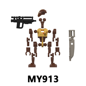MY911-915 Battle <span class=keywords><strong>Commando</strong></span> Droid Space Wars Giocattoli Regalo Set di Costruzioni Educative in Plastica Anime Fai da Te per Bambini - Product Image 4