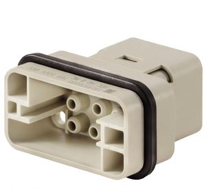 Conector Weidmuller 1919970000 1919980000 HDC <span class=keywords><strong>HQ</strong></span> 8 MC HDC <span class=keywords><strong>HQ</strong></span> 8 FC HDC Insert Pin 500 V 16A, Número de Polos 8 - Product Image 1