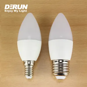 מחיר מפעל ERP F סוג E14 נברשת 2W 4W 6W 8W נרות LED E14 , LED-C37