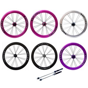 Litepro 16 pulgadas 349 juego de ruedas de freno de disco <span class=keywords><strong>bicicleta</strong></span> plegable modificada K3 Plus 6 rodamientos rueda 11 velocidades para <span class=keywords><strong>bicicleta</strong></span> Fnhon <span class=keywords><strong>Dahon</strong></span> - Product Image 1