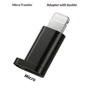 Adaptateur OTG en alliage d'aluminium Type-C femelle vers Micro USB V8 5 broches, convertisseur de données modèle A pour téléphones Android - Product Image 1