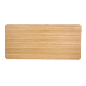 कार्यालय फर्नीचर के लिए लकड़ी टेबलटॉप समायोज्य खड़े डेस्क बांस-उत्पादों ठोस बांस की मेज शीर्ष