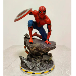 <span class=keywords><strong>Figurine</strong></span> personnalisée ornement <span class=keywords><strong>marvel</strong></span> <span class=keywords><strong>film</strong></span> Spiderman résine artisanat figurines d'action Spider man statues pour la décoration - Product Image 5