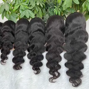 Échantillon gratuit perruque Lace Front Wig naturelle HD pre-plucked pour femmes noires, perruque Lace Frontal Wig Body Wave avec Baby Hair - Product Image 6