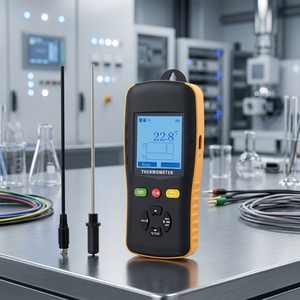 เซ็นเซอร์วัดอุณหภูมิแบบเทอร์โมคัปเปิลชนิด Pt100 พร้อมจอ LCD  ช่องต่อ USB  รองรับ OEM ปรับแต่งได้ - Product Image 3