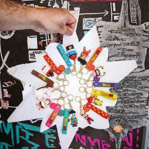 Wholesale QuanChi Custom Anime Dragon Ball Action <b>Figure</b> Rubber Keychains 3D Eco-Friendly Graduation Son Goku Bulma Oolong - Product Image 3