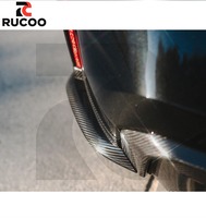 Diffuseur de pare-chocs arrière en fibre de carbone sèche style OEM pour BMW G80 G81 G82 G83 M3 M4, kit aileron arrière, lèvre de spoiler