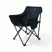 Chaise de camping pliante ultralégère en fibre de carbone, siège d'extérieur portable et léger, chaise pliante compacte OEM