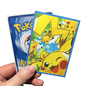 Pochettes de cartes personnalisées en plastique recyclable, écologiques, imperméables et flexibles <span class=keywords><strong>Pikacu</strong></span> pour cartes à collectionner TCG/PKM, jeux de société, anime mignon - Product Image 5
