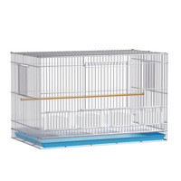 Cage d'élevage pour perroquets en fer galvanisé avec porte, pour calops et petits oiseaux, vente en gros