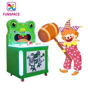 Funspace monnayeur Whack A Mole Frapper Grenouille Machine de jeu pour enfants Grenouille Marteau Arcade Ticket Redemption Machine de jeu à vendre - Product Image 6