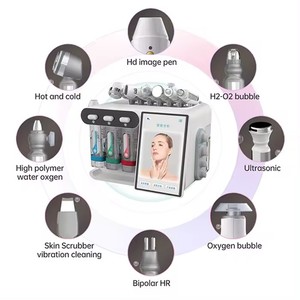 Appareil d'hydrodermabrasion 8 en 1 avec analyse de la peau HD, nettoyage en profondeur par bulles H2-O2, équipement de salon - Product Image 4