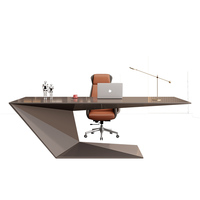 Bureau de direction modulaire en forme de L avec matériau MDF, design moderne, fonctionnalités multifonctions, fonctionnalité saine, personnalisable