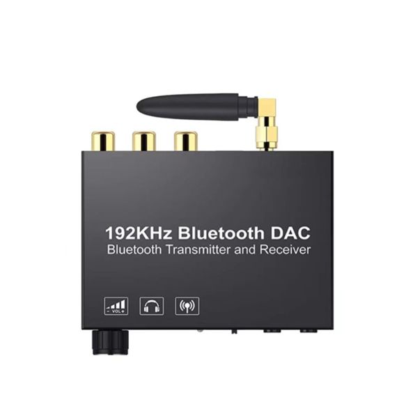 192Khz Digital to Analog Bluetooth 5.0 Dac Audio Digital to Analog Digital Analogica SPDIF to RCA Volume Adjust Audio Converter