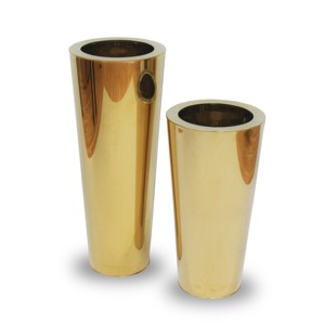 Cả Cạnh Tranh Số Lượng Lớn Thân Thiện Với Môi Thép Không Gỉ Planter Xi Lanh Việt Nam Gốm Trồng Từ Việt Nam Nhà Máy - Product Image 1