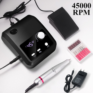 Taladro de <span class=keywords><strong>Uñas</strong></span> Eléctrico Ligero de 45000 RPM, Nuevo, Directo de Fábrica, Lima de <span class=keywords><strong>Uñas</strong></span> Eléctrica 204, Pulidor de Manicura con Bajo <span class=keywords><strong>Precio</strong></span> Unitario, Fabricante OEM ODM - Product Image 2