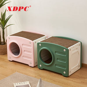 Plastik moda Pet kapalı rahat kedi Housel imalat toptan evcil hayvan kafesi - Product Image 1