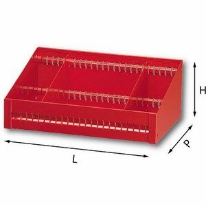 Caja de Herramientas Usag 435x275x185 mm, 4 Compartimentos, Apilable, de Plástico, con Bandeja para Almacenamiento en Taller - Product Image 1