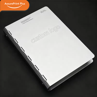 Carnet à couverture rigide en métal de qualité supérieure, en alliage d'aluminium, à feuilles mobiles, coffret cadeau, logo personnalisé, journal d'extérieur