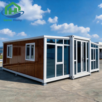 Casa Contenedor Prefabricada de Lujo de 40 Pies, Moderna, Expandible, Portátil, Personalizable