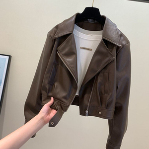 <span class=keywords><strong>Chaqueta</strong></span> Corta de Moda para Mujer con Solapa y Silueta Ajustada para Primavera y Otoño, Atuendos Casuales Versátiles para el Día a Día, OEM/ODM Personalizado - Product Image 2