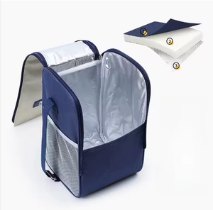Sac à lunch isotherme en tissu Oxford avec doublure en aluminium, portable pour le travail et l'école - Product Image 4