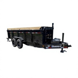 Kit de Lona Hidráulica para Ejes de 7000 lb con Rampas Deslizantes, Semirremolque Profesional con Estructura de Hierro Resistente, Doble Eje, para Transporte de Carga Pesada - Product Image 1